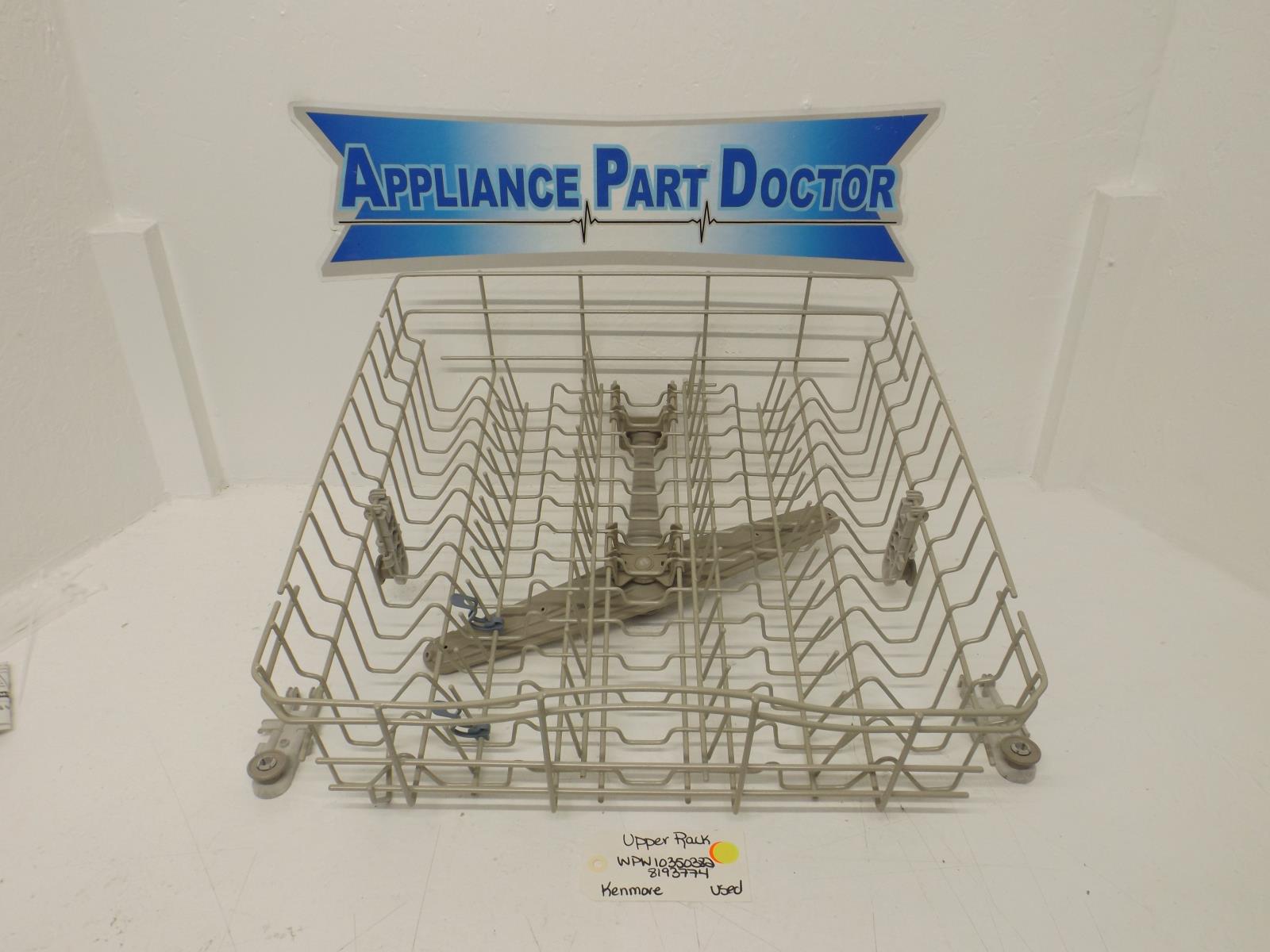 Kenmore Dishwasher WPW10350382 8193774 Upper Rack Used Kenmore Dishwasher WPW10350382 8193774 Upper Rack Used